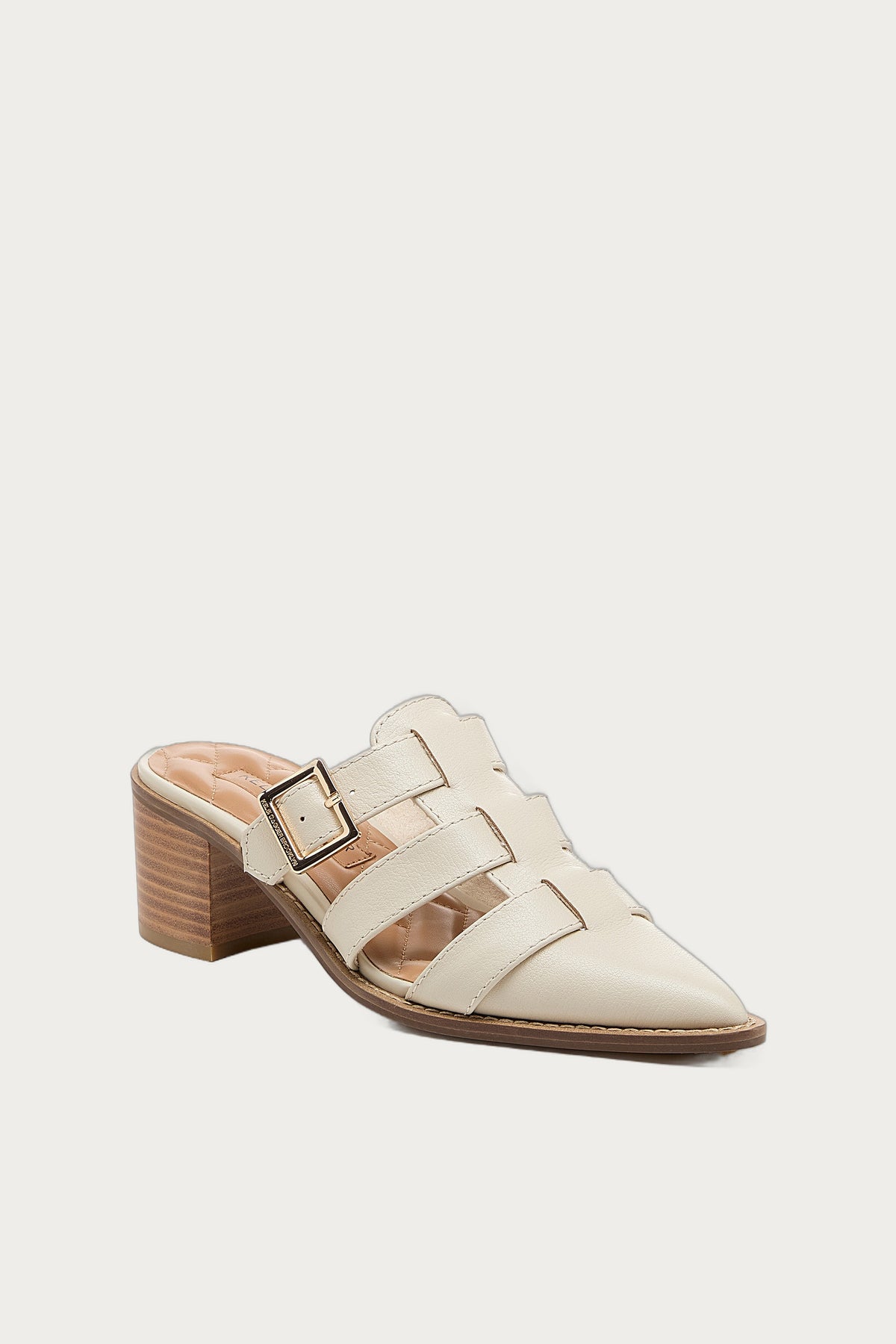 Mitchie Salt Leather Heels