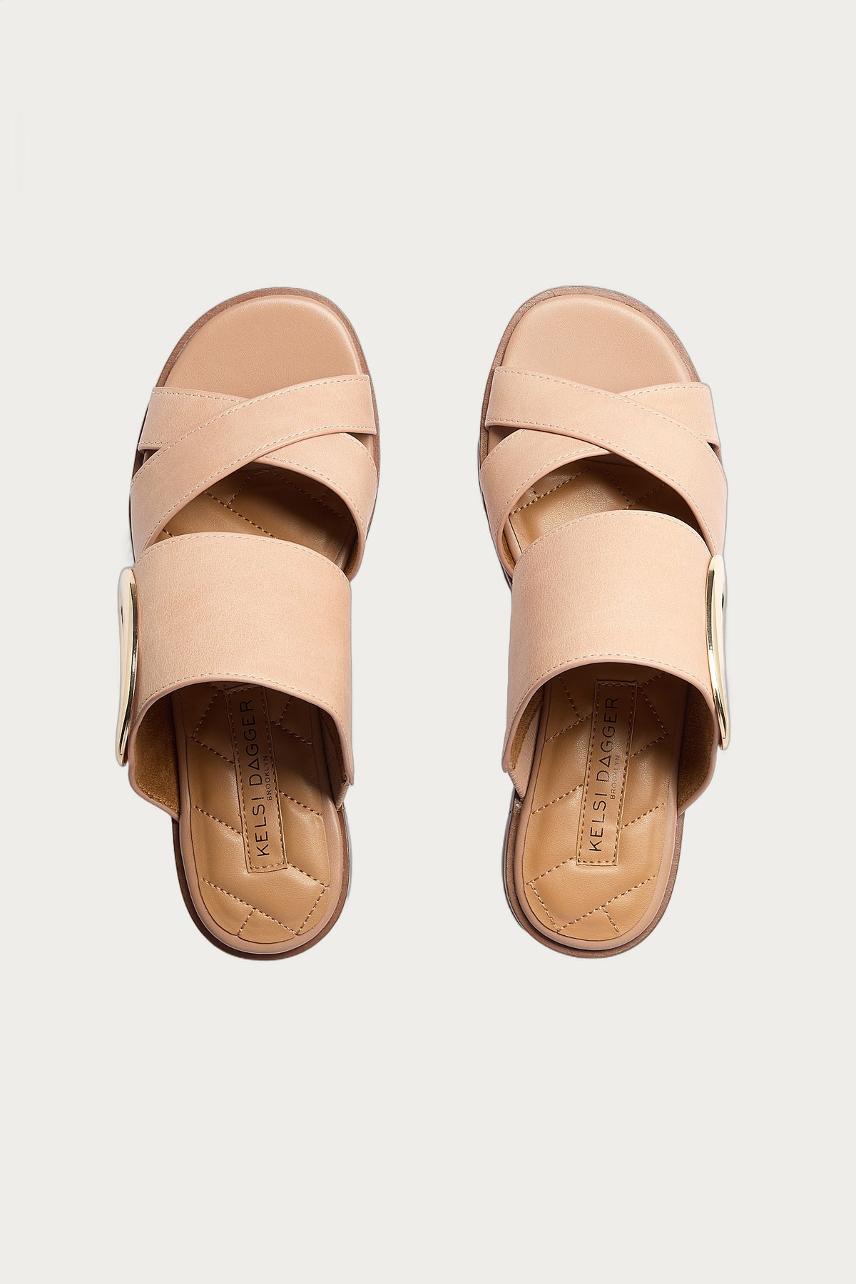 Nina Pink Wedge Sandals