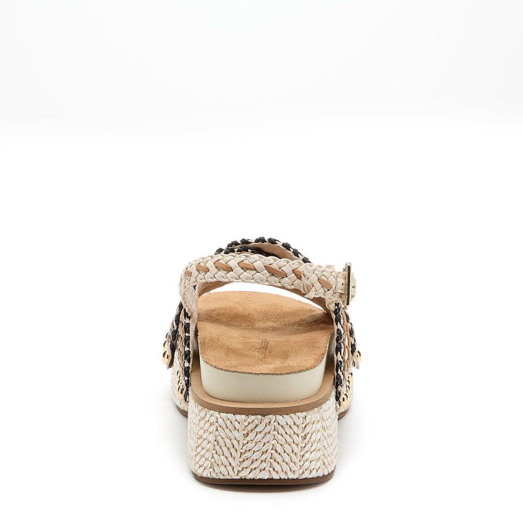 Pace Women's Shell Raffia Platform Sandal