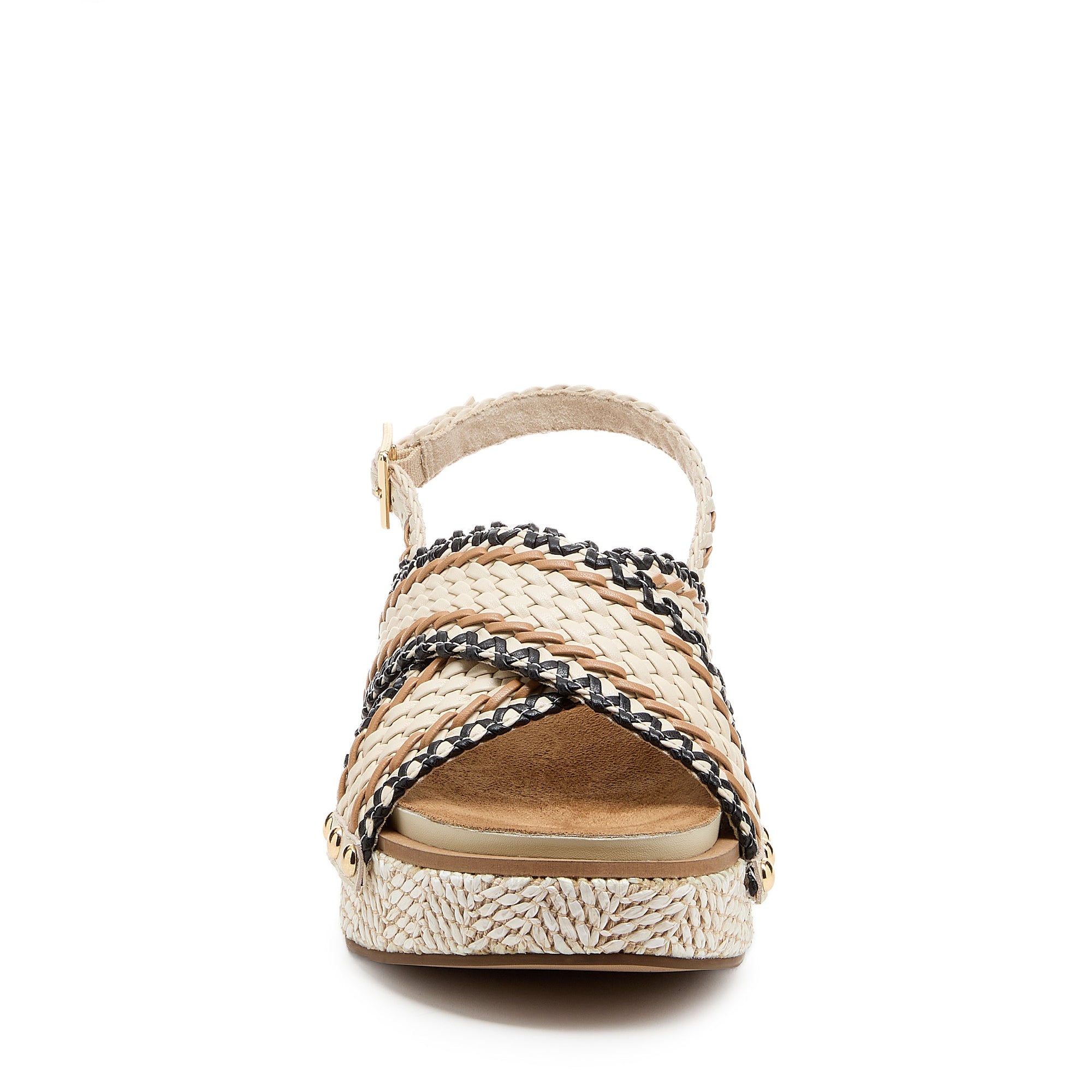 Pace Women's Shell Raffia Platform Sandal