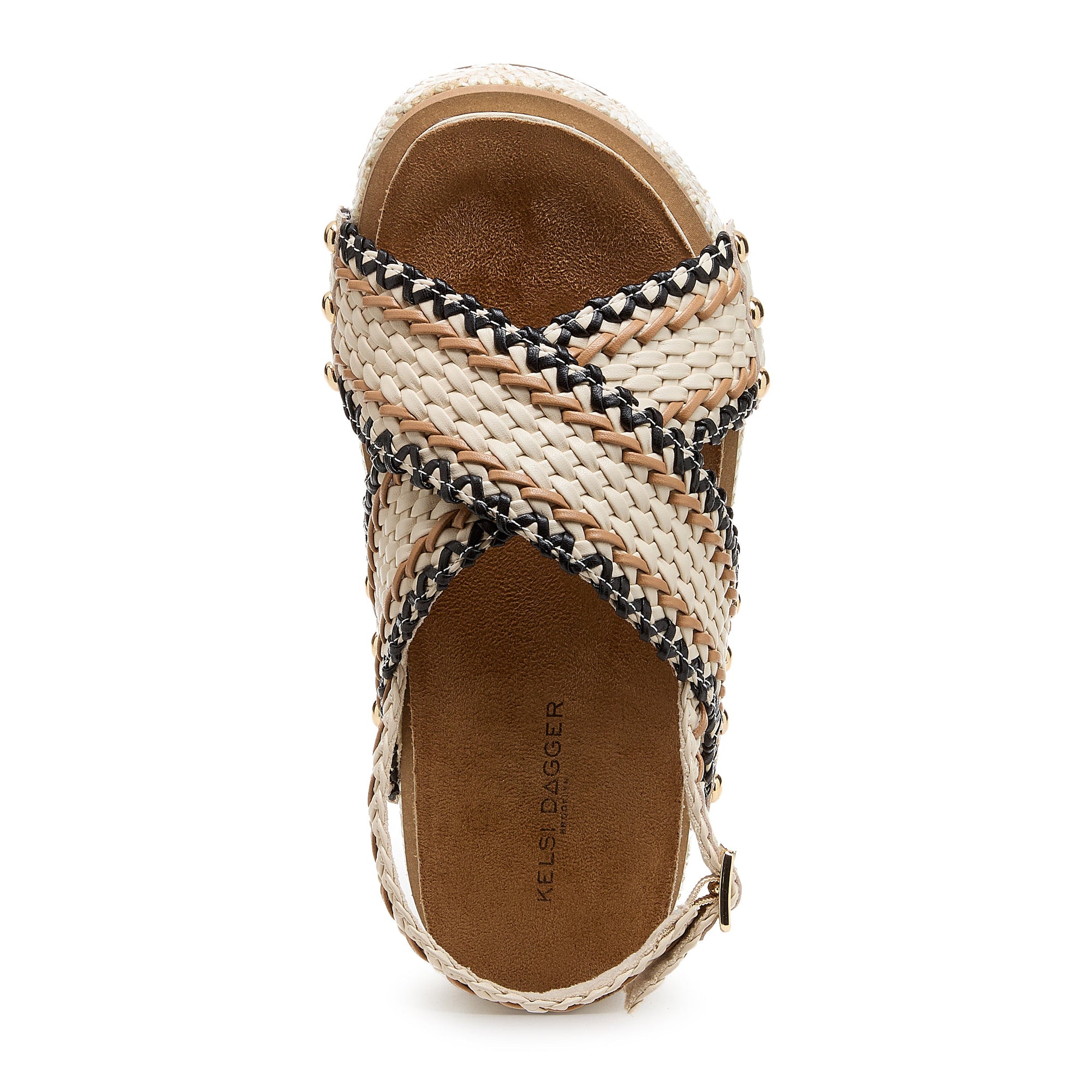 Pace Women's Shell Raffia Platform Sandal