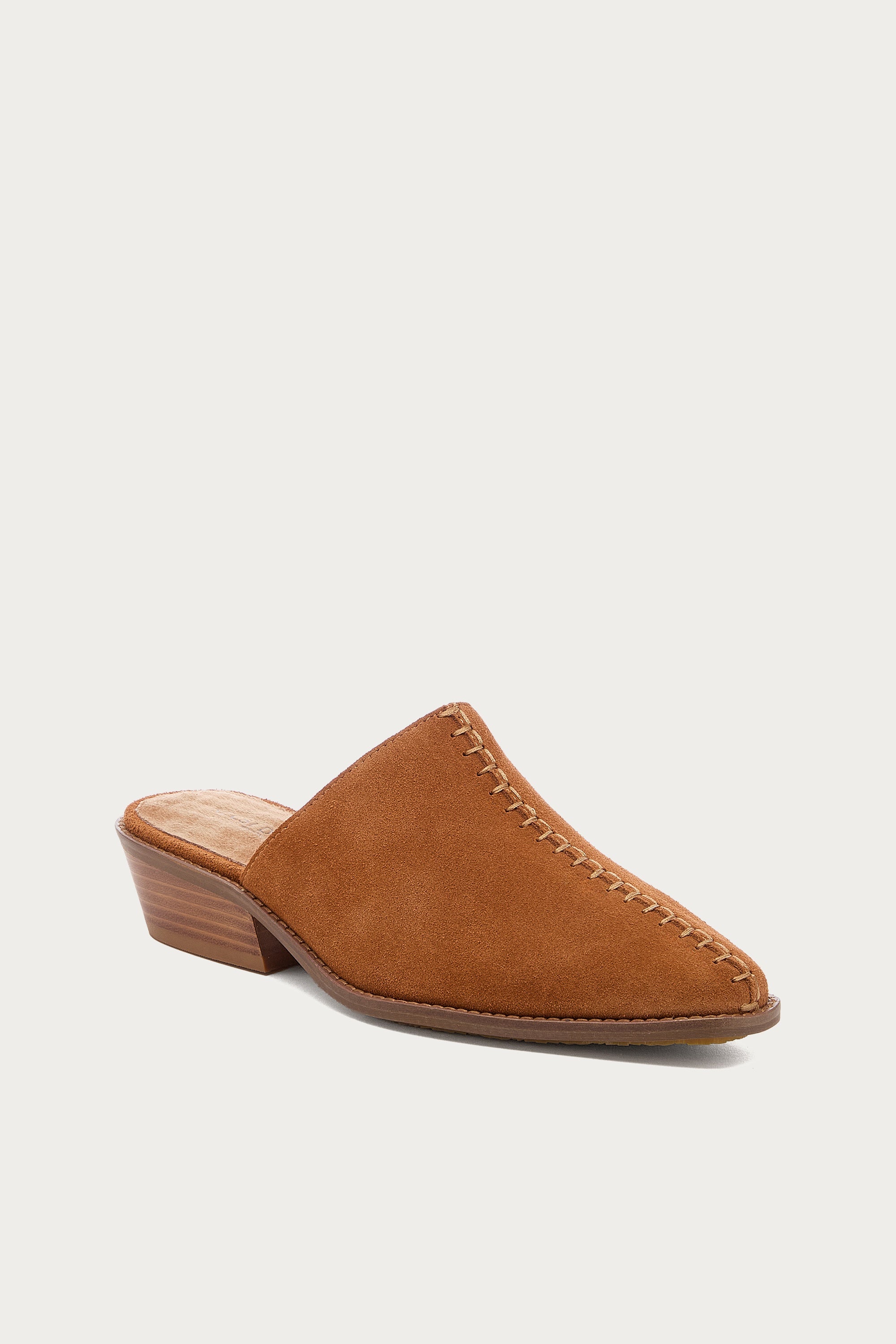 Pierce Burnt Cognac Mules