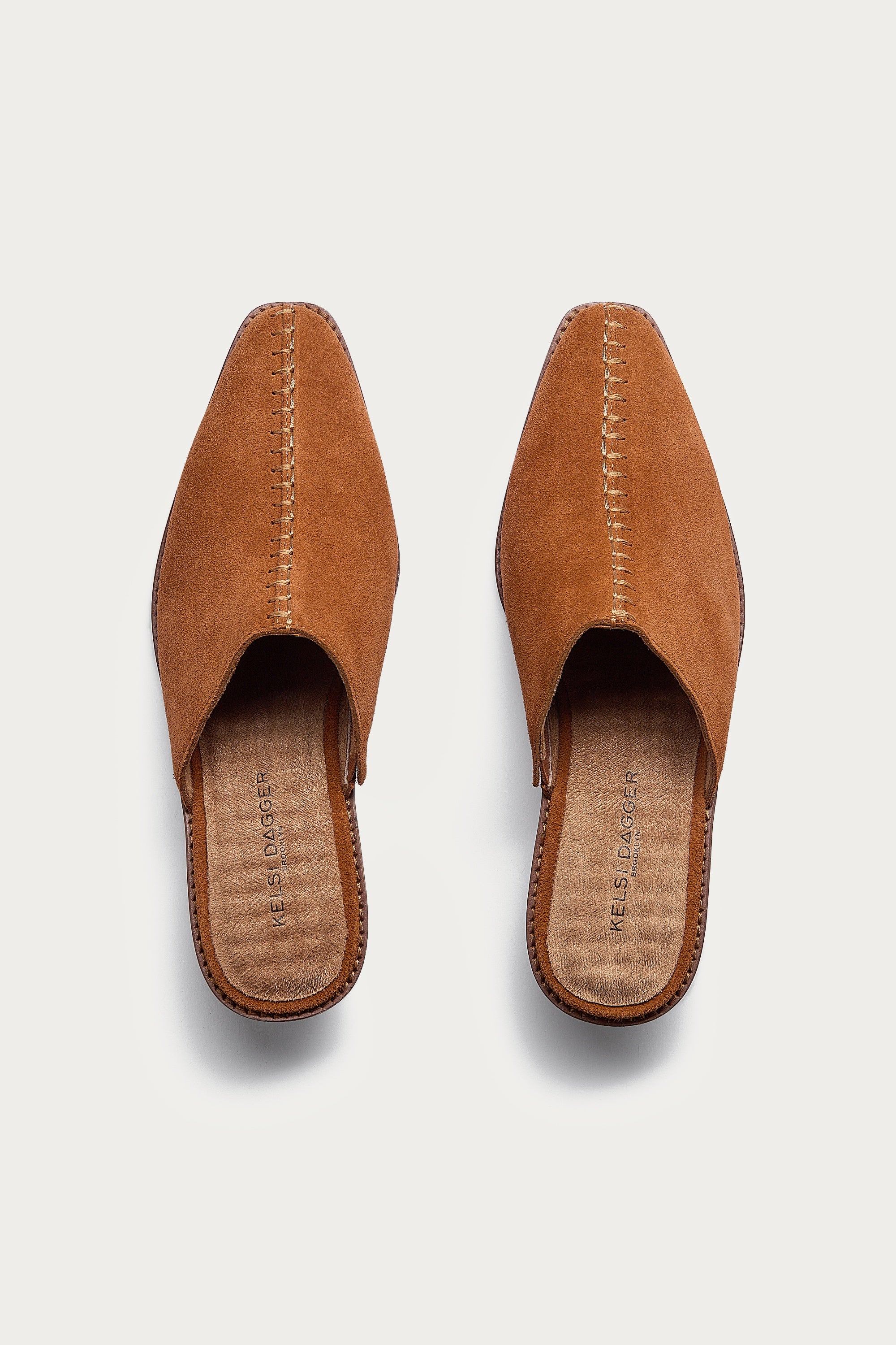 Pierce Burnt Cognac Mules
