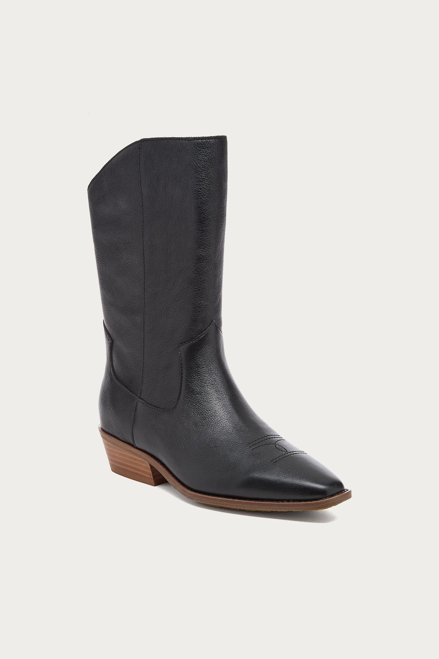 Piper Black Leather Boot