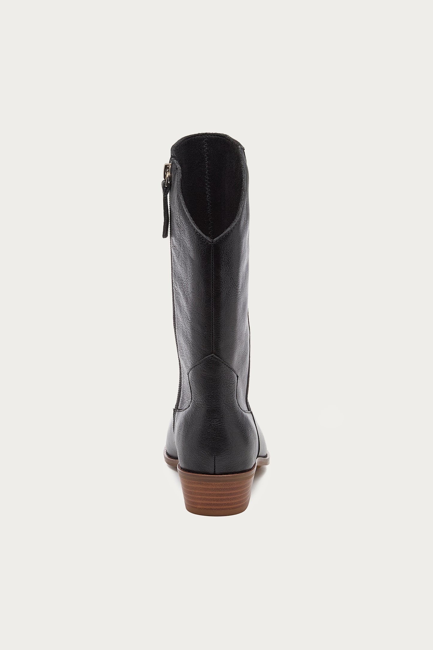 Piper Black Leather Boot