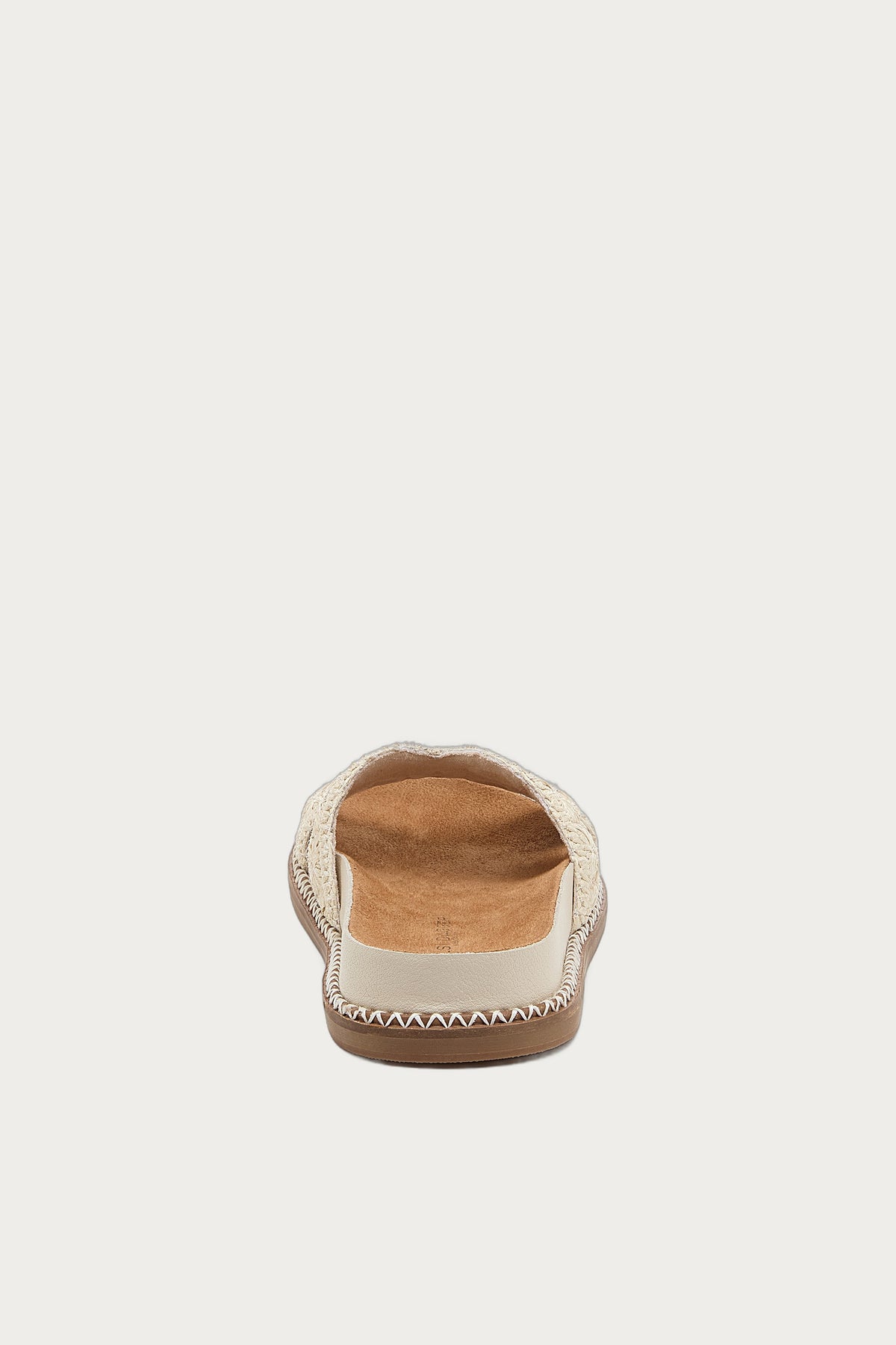 Shay Salt Raffia Slide Sandal