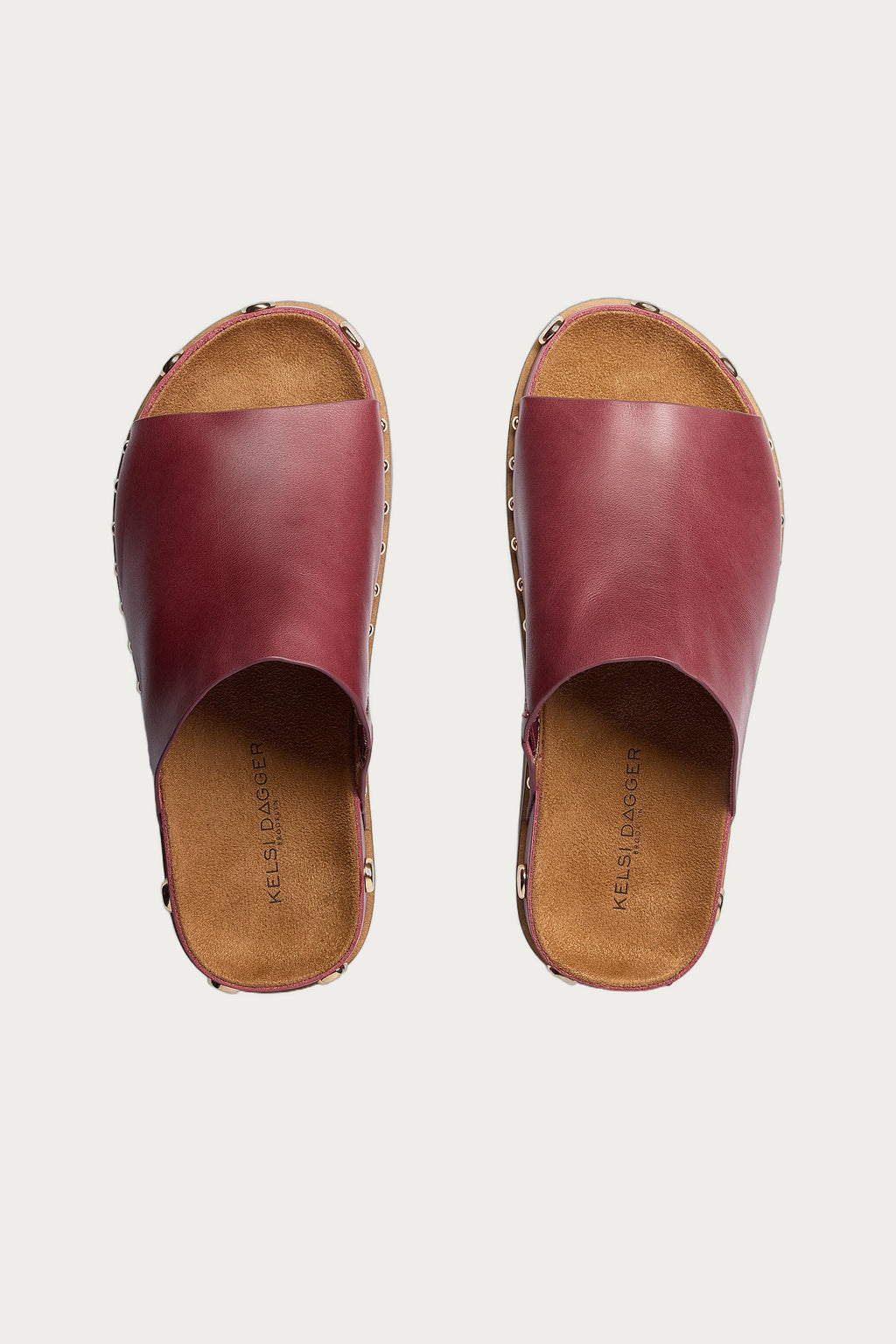 Squish Raspberry Studded Slide Sandals