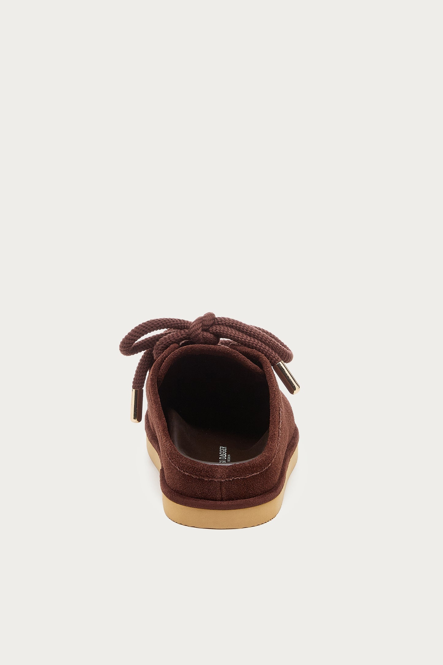 Stormy Brown Suede Mules