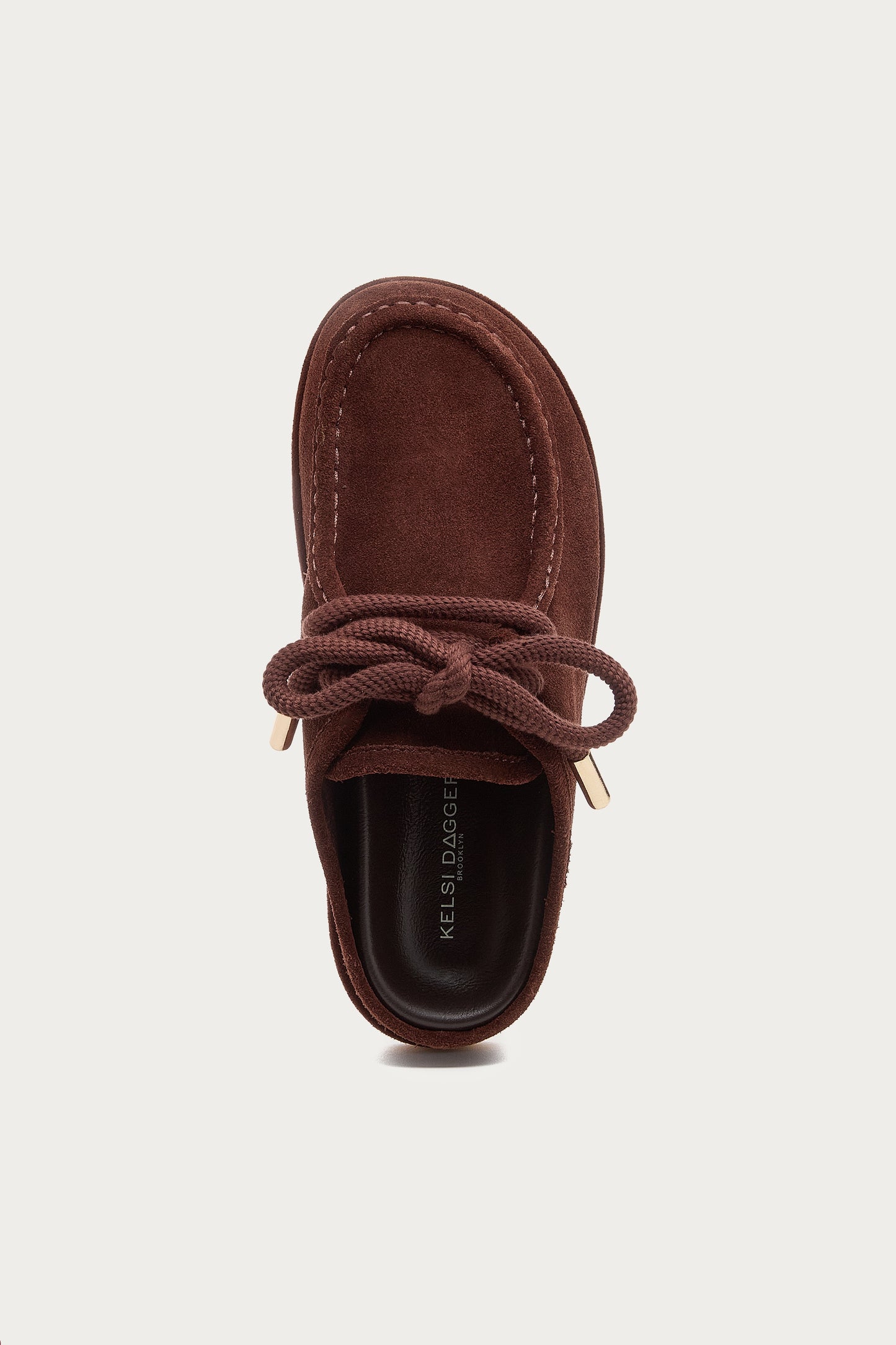 Stormy Brown Suede Mules