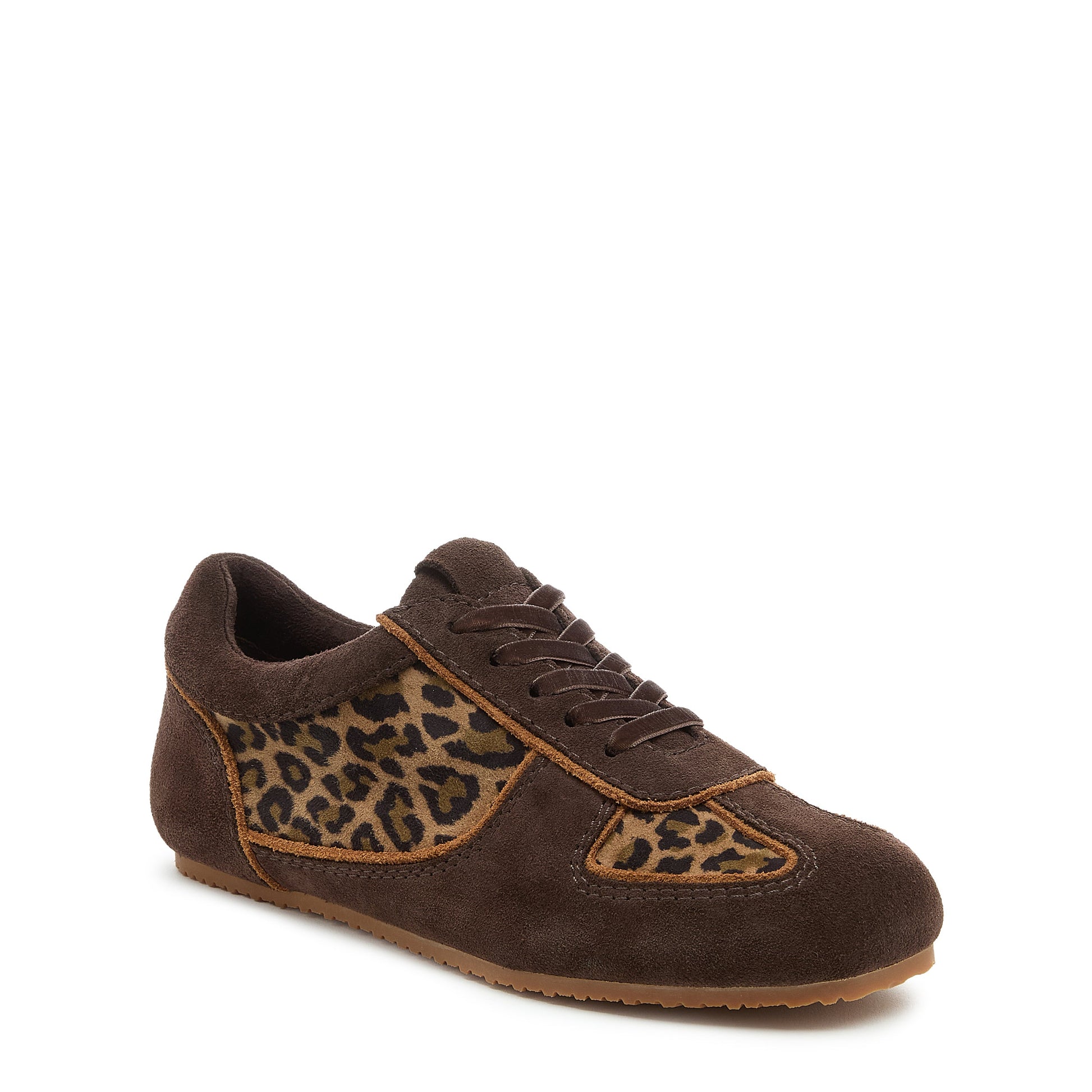 Kelsi Dagger Women's Stover Cacao Suede Sneakers