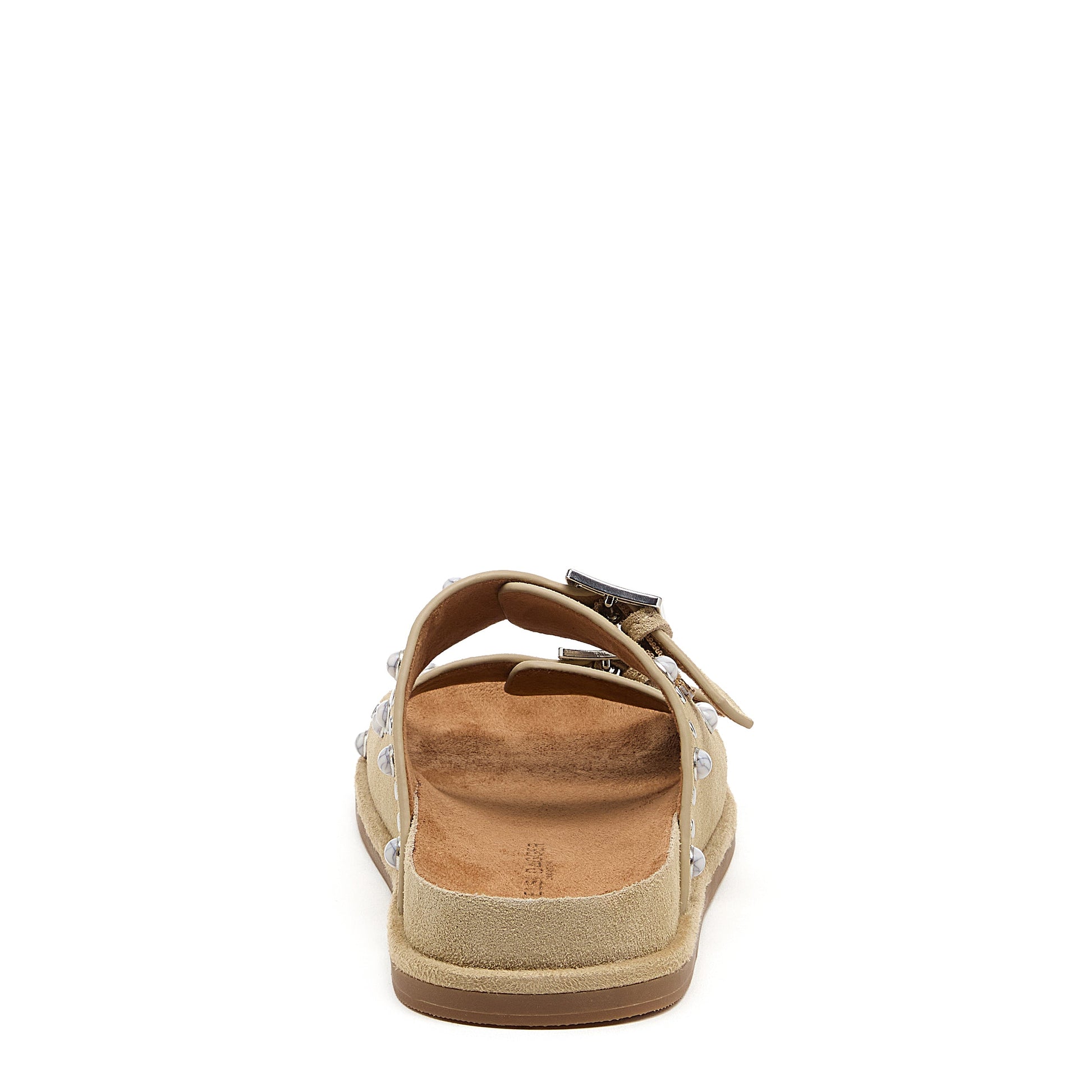 stu oatmeal studded suede slide sandal, women's slide sandal additional view, Kelsi Dagger Brooklyn