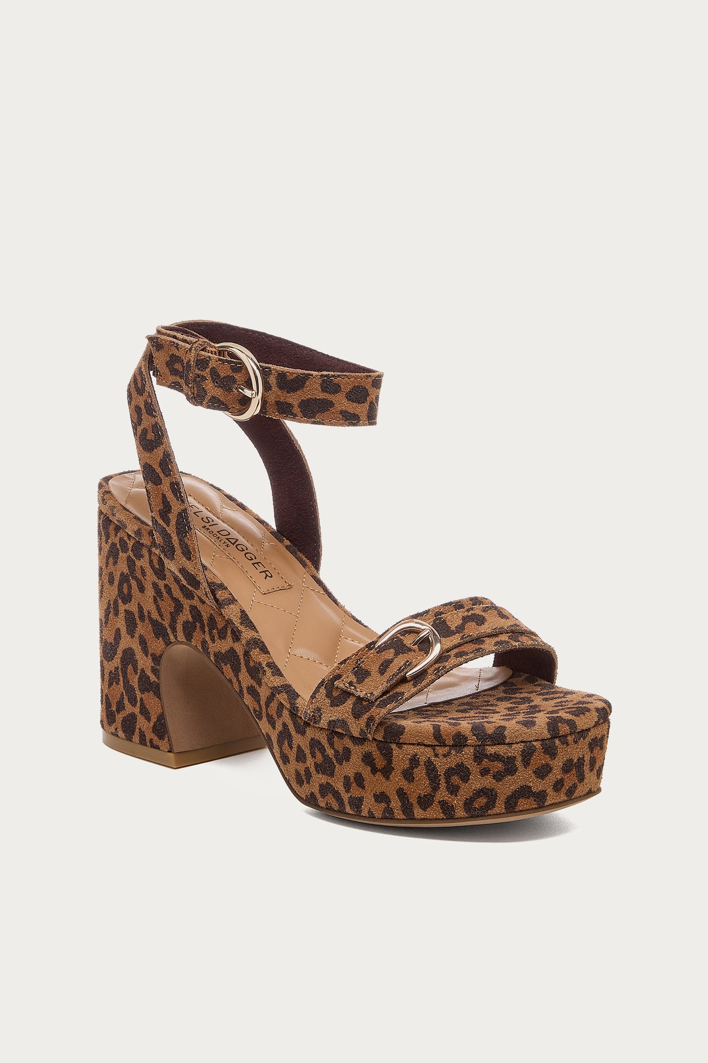 Wendy Leopard Suede Heel