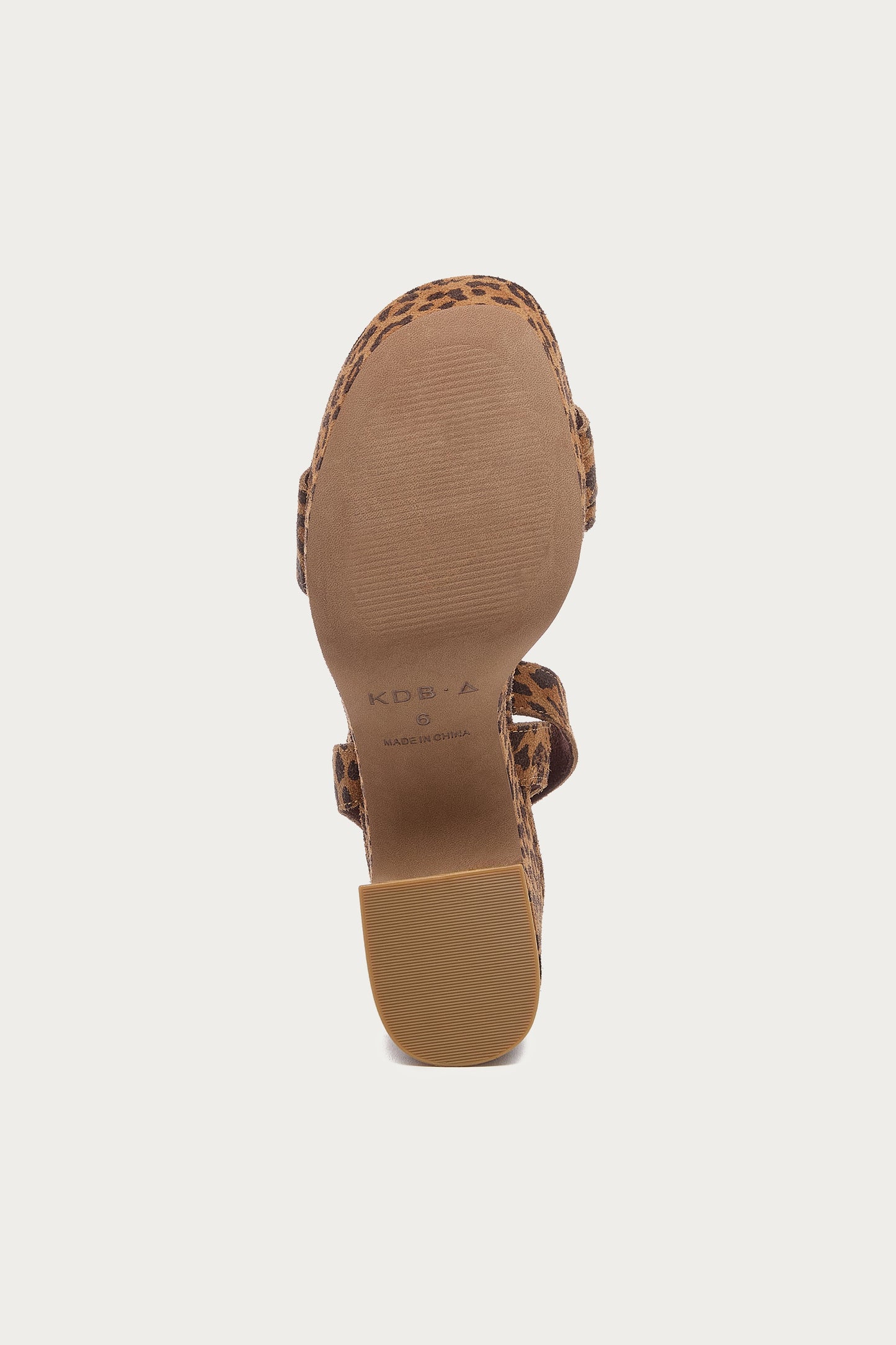 Wendy Leopard Suede Heel