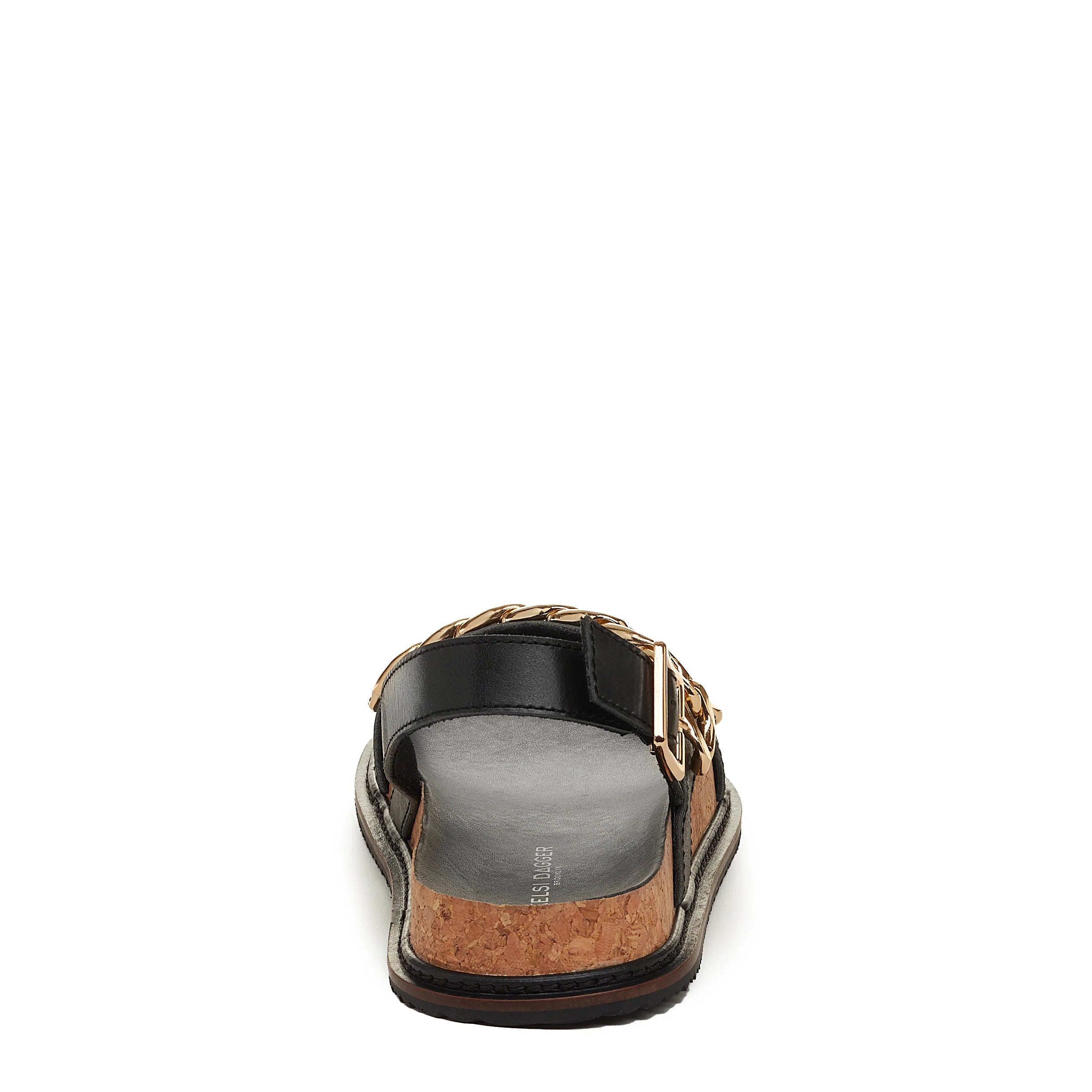 Kelsi Dagger BK® Script Black Wrapped Sandal