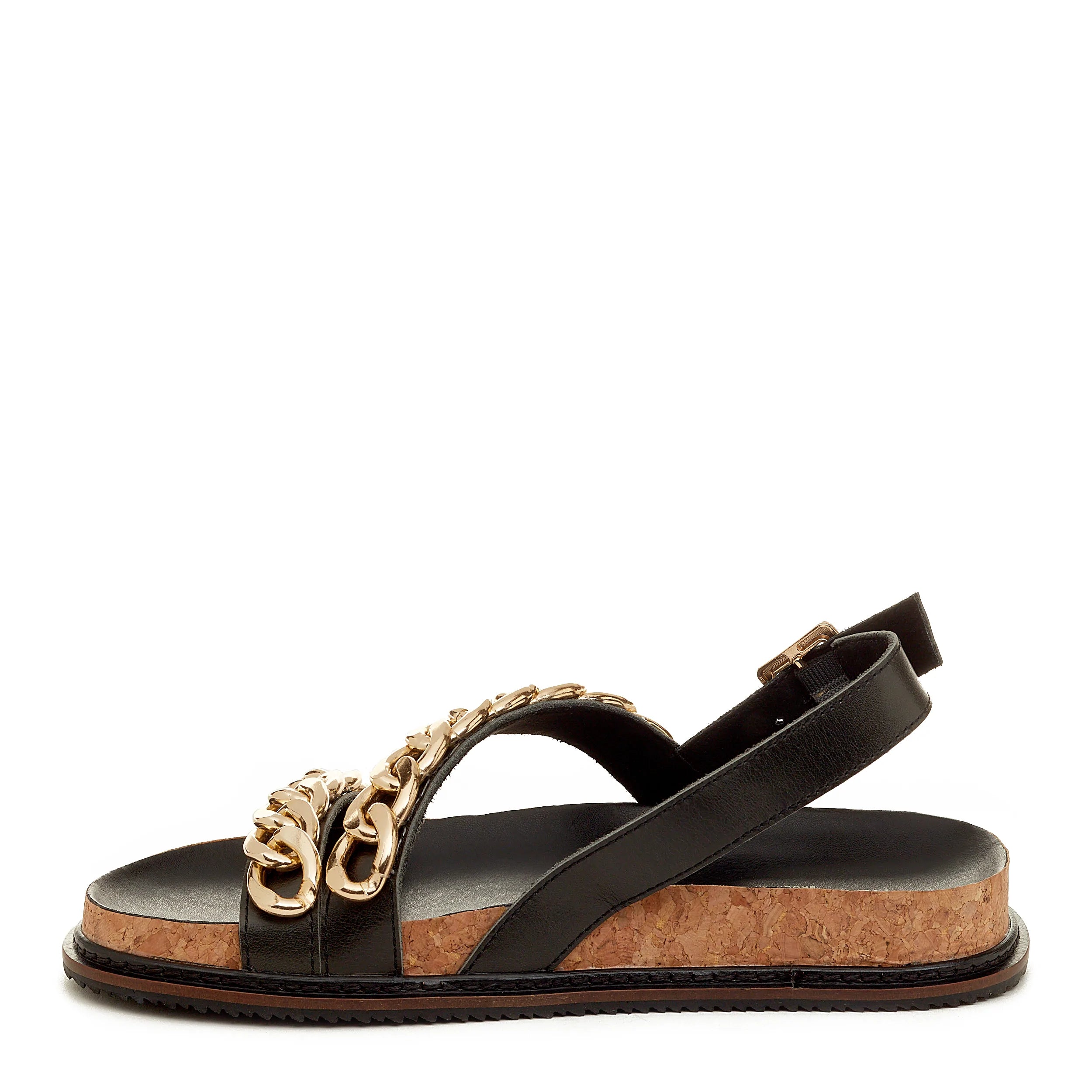 Kelsi Dagger BK® Script Black Wrapped Sandal