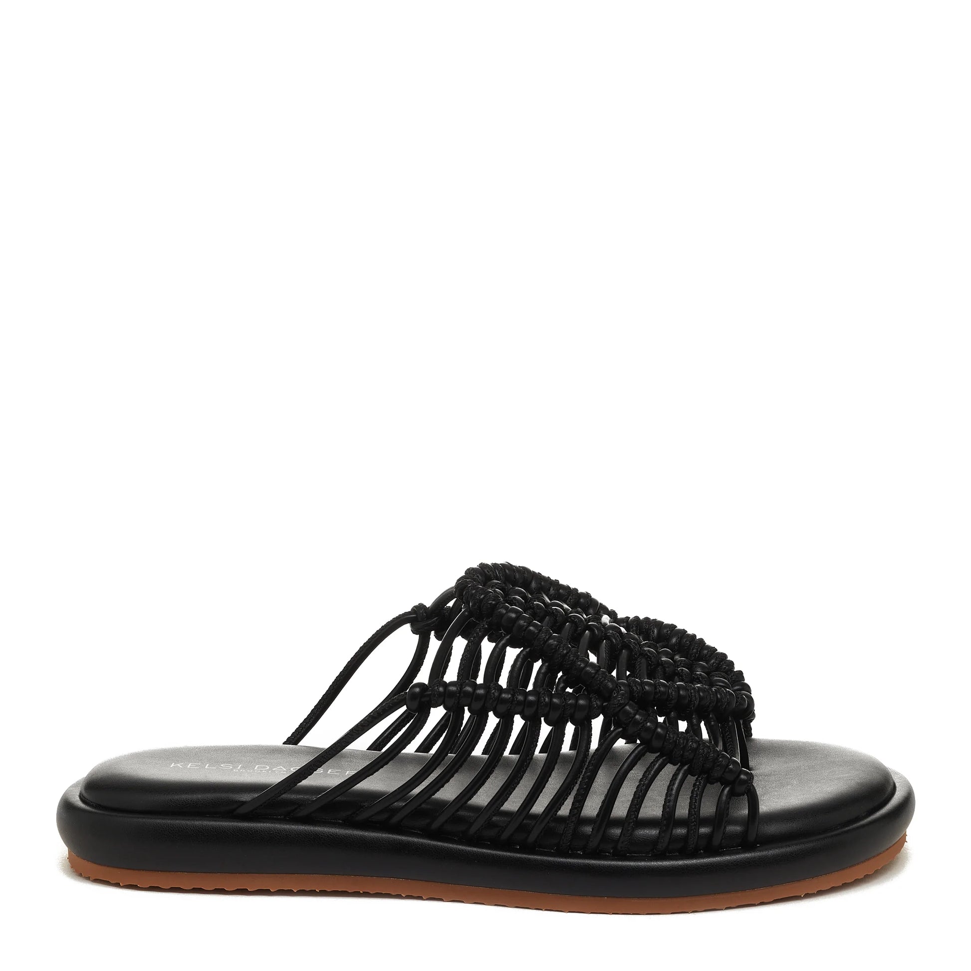 Kelsi Dagger BK® Turn Black Slide Sandal