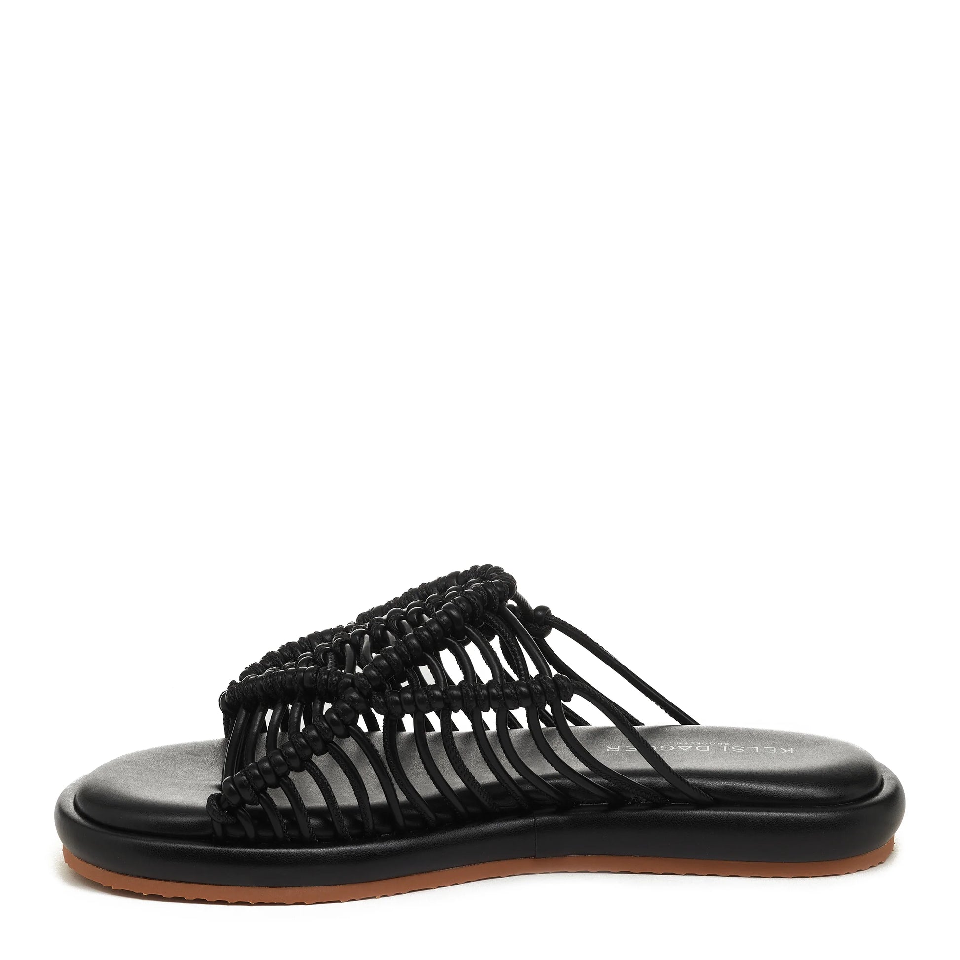 Kelsi Dagger BK® Turn Black Slide Sandal