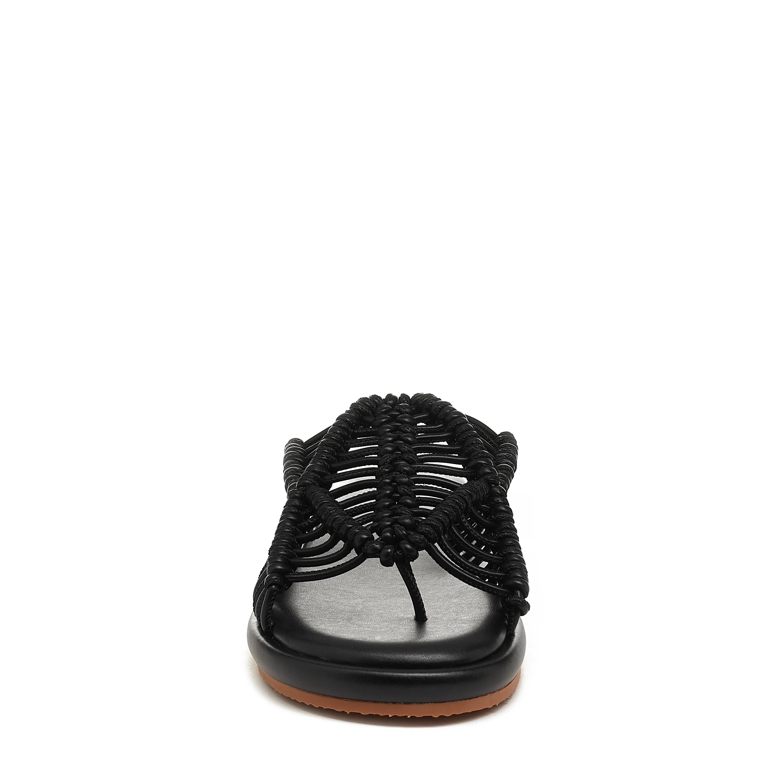 Kelsi Dagger BK® Turn Black Slide Sandal